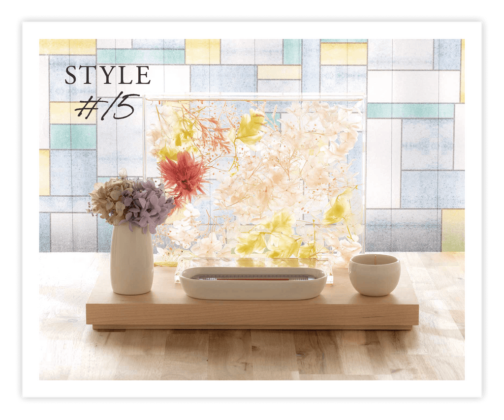 揺らめく花とともに過ごす、<br>静かな祈り