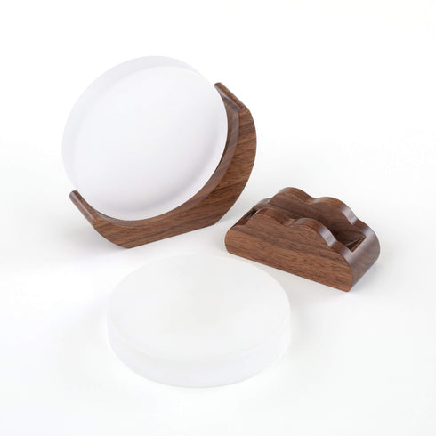 【お位牌】ルオントシリーズ かわいい アクリル丸位牌 B014 彫代込