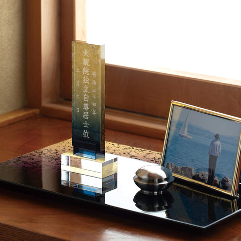 【お位牌】こゆりシリーズ アクリル位牌 祈光(きこう) B017