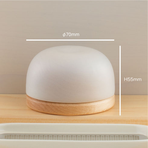 【ミニ骨壷】ルオントシリーズ ミニ骨壺 ふくら K001