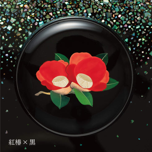 【ミニ骨壷】はな蒔絵 K006