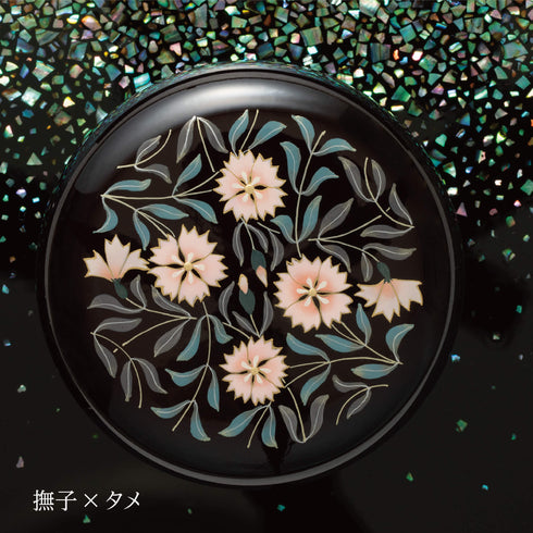 【ミニ骨壷】はな蒔絵 K006