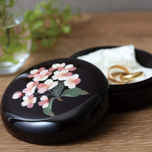 【ミニ骨壷】はな蒔絵 K006