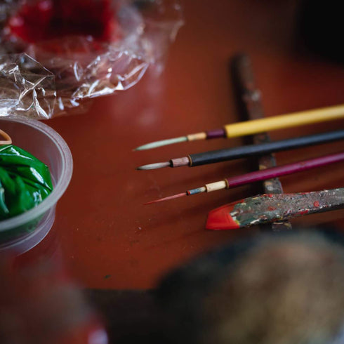 【ミニ骨壷】はな蒔絵 K006