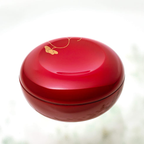 【ミニ骨壷】こゆりシリーズ 輪島塗 形見入 朱 K011