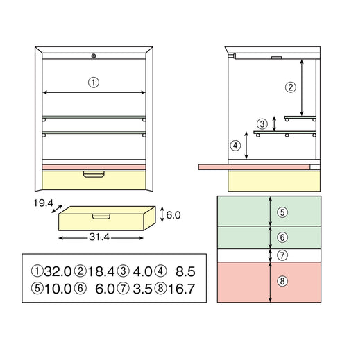 【ミニ仏壇・位牌棚】monoワントーン M004