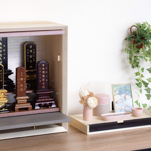 【ミニ仏壇・位牌棚】monoツートーン M005