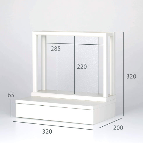 【ミニ仏壇】エアリア Shiro M008