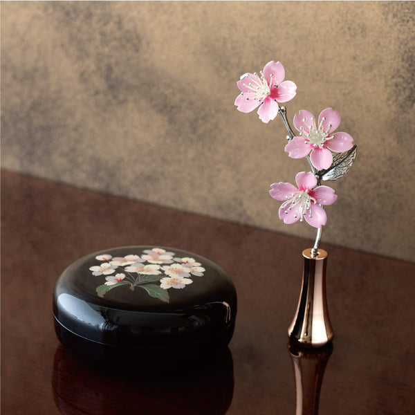 【お花】華鋲常花SAKURA 花立ピンクゴールド NB003