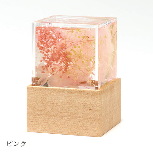 【ミニ骨壷】ハーバリウム ゆらか メモリアルボトル NK001