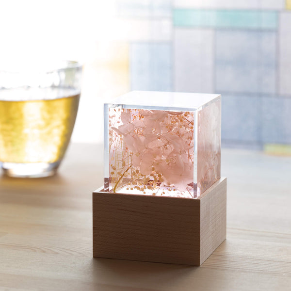 【ミニ骨壷】ハーバリウム ゆらか メモリアルボトル NK001