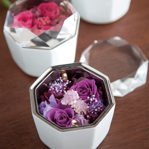 【ミニ骨壷】フラワー骨壷 Jewel(ジュエル) NK007