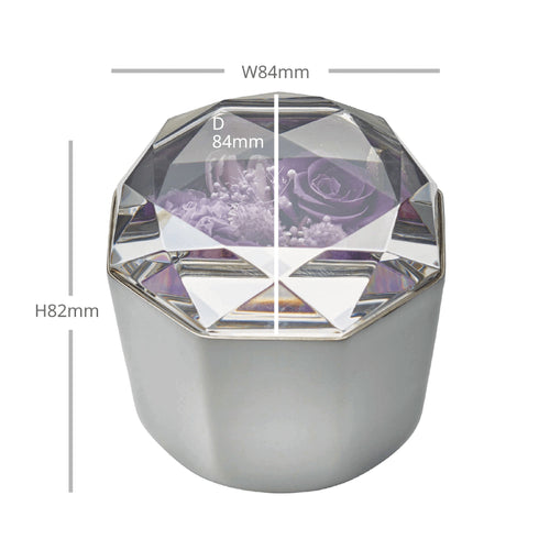 【ミニ骨壷】フラワー骨壷 Jewel(ジュエル) NK007