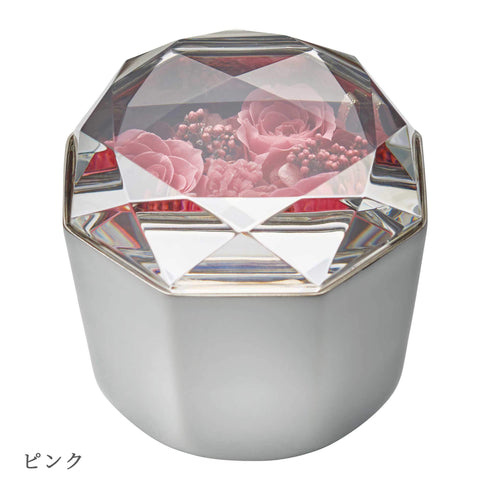 【ミニ骨壷】フラワー骨壷 Jewel(ジュエル) NK007