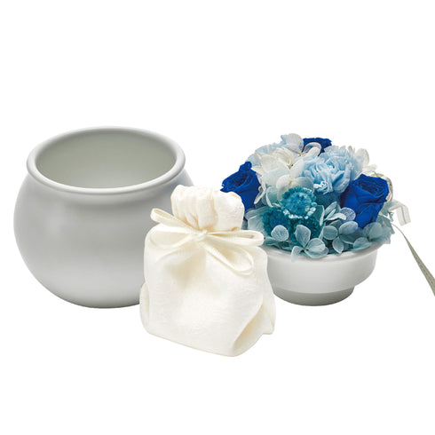 【ミニ骨壷】フラワー骨壷 フラワーポット NK008