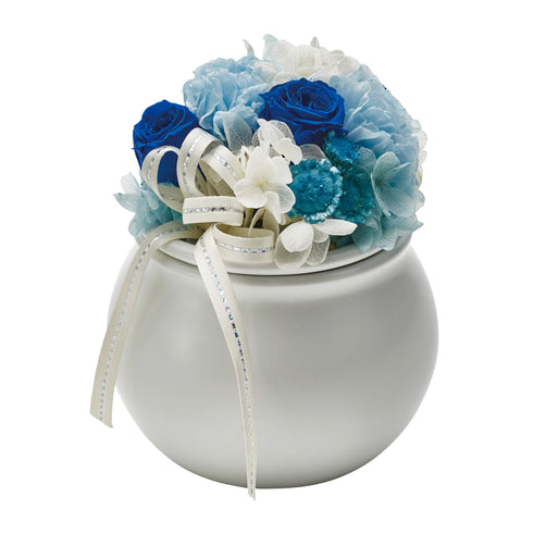 【ミニ骨壷】フラワー骨壷 フラワーポット NK008