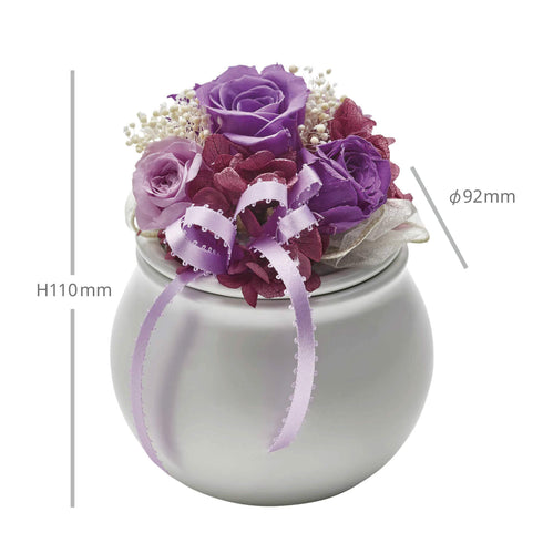 【ミニ骨壷】フラワー骨壷 フラワーポット NK008