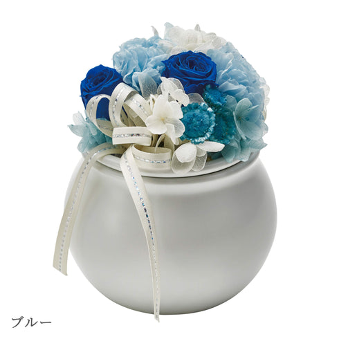 【ミニ骨壷】フラワー骨壷 フラワーポット NK008