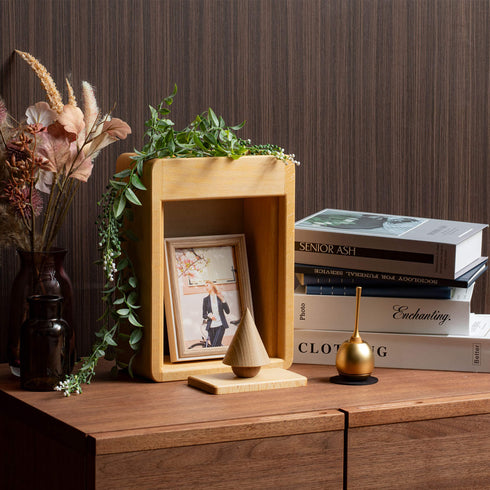 【手元供養 ステージ】cocohaシリーズ2way ハウス/グリーン NS004