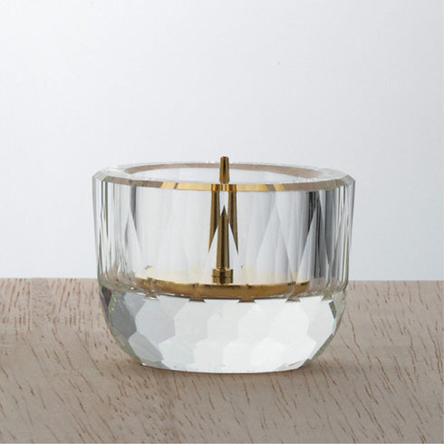 【三具足】しずく カットクリスタル クリアー SB03