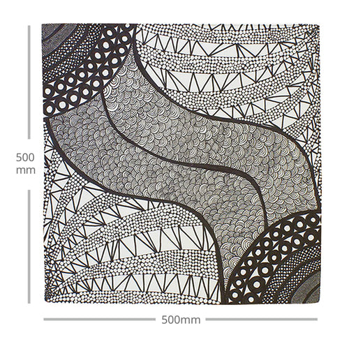 【敷物】50アールブリュットふろしき 風 SB07