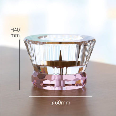 【三具足】心結 クリスタルピンク SB21