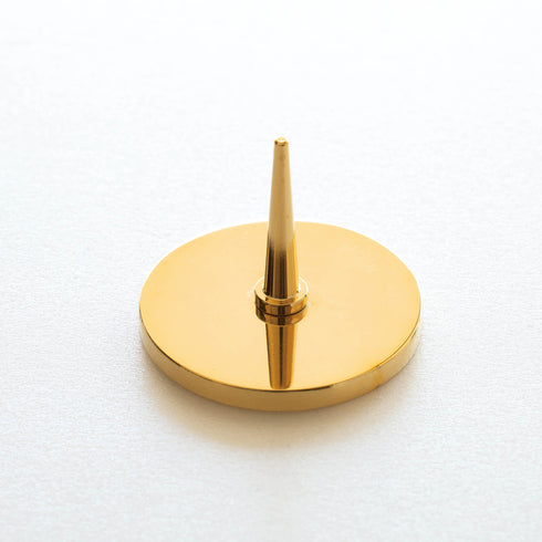 【その他】ステンレスローソク立て ゴールド SB24