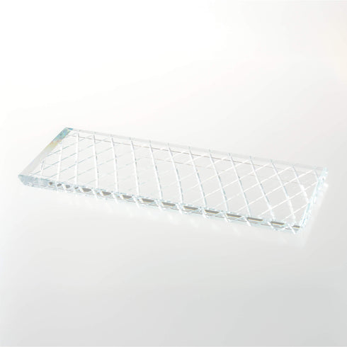 【お供え皿】クリスタル切子プレート SB34