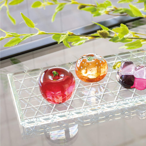 【お供え皿】クリスタル切子プレート SB34