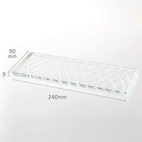 【お供え皿】クリスタル切子プレート SB34