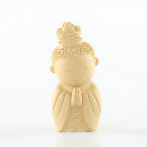 【ご本尊】木製お守り 総柘植 SB56