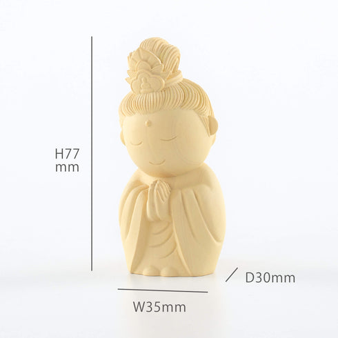 【ご本尊】木製お守り 総柘植 SB56