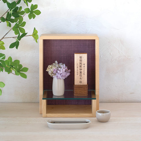 【手元供養セット】かざりみ パープルセット SET019