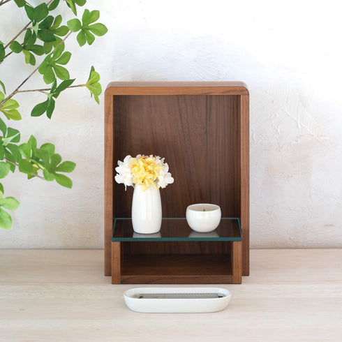 【手元供養セット】かざりみ ウォールナットセット SET020