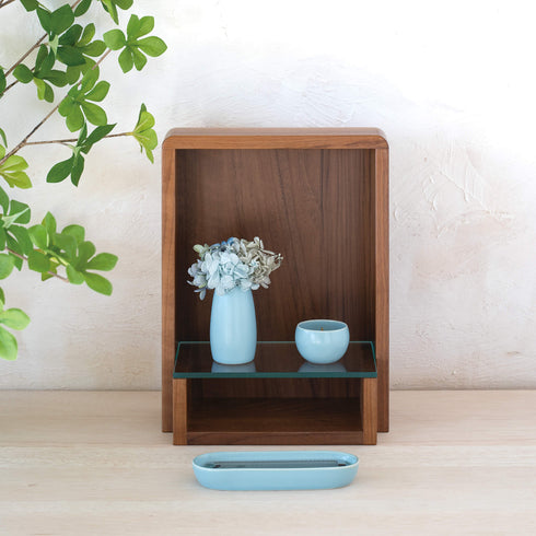 【手元供養セット】かざりみ ウォールナットセット SET020