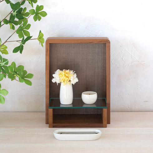 【手元供養セット】かざりみ ダークブラウンセット SET021