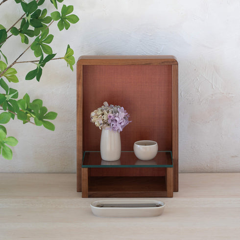 【手元供養セット】かざりみ レッドブラウンセット SET022