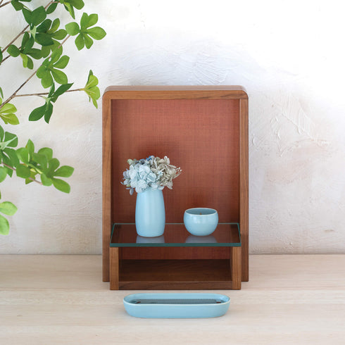 【手元供養セット】かざりみ レッドブラウンセット SET022