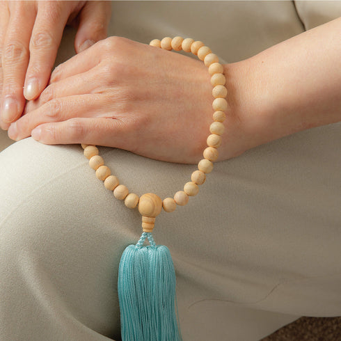 【念珠】ibuki 熊野ヒノキ ibuki 本絹 SN001