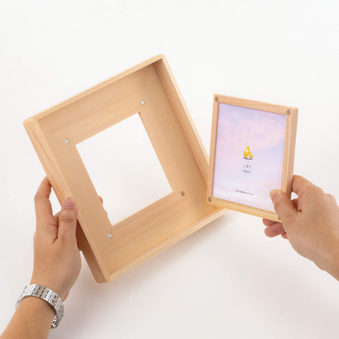 【ミニ骨壷・その他】こゆりシリーズ 想い出箱 200角 T003