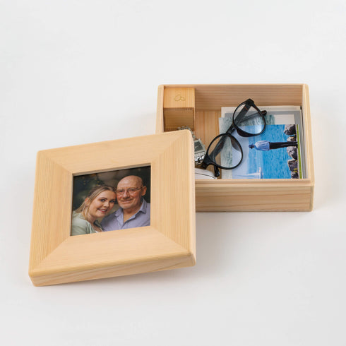 【ミニ骨壷・その他】こゆりシリーズ 想い出箱 200角 T003