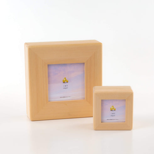 【ミニ骨壷・その他】こゆりシリーズ 想い出箱 200角 T003