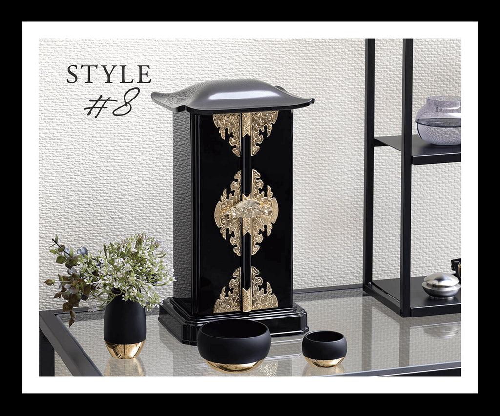 格式をまとう黒と金の美<br>伝統を今に映す、和モダンの祈り