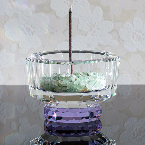 【香炉】心結　クリスタルパープル　香炉　SB22