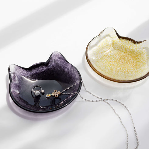 【お供え皿】猫　小皿　SB100｜初盆・新盆・お盆飾り・お盆準備