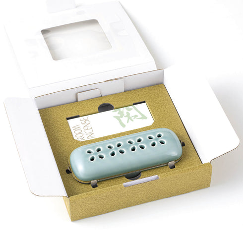 【お道具／香炉】有田焼　寝かせる線香皿　お線香セット  SB70