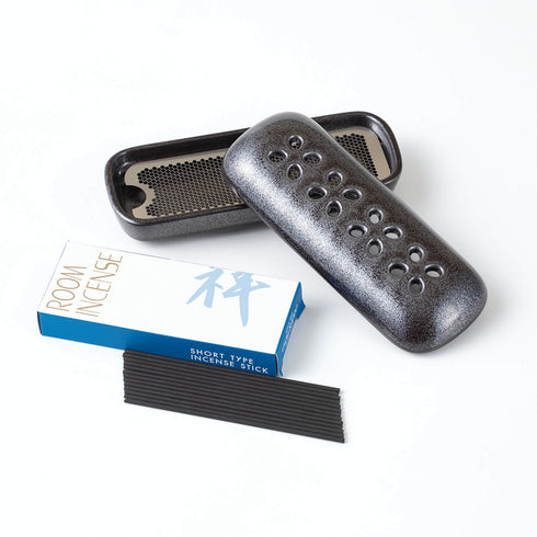 【お道具／香炉】有田焼　寝かせる線香皿　お線香セット  SB70