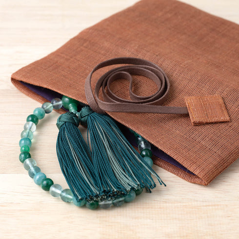 【念珠袋】お念珠入れ　麻　SB80